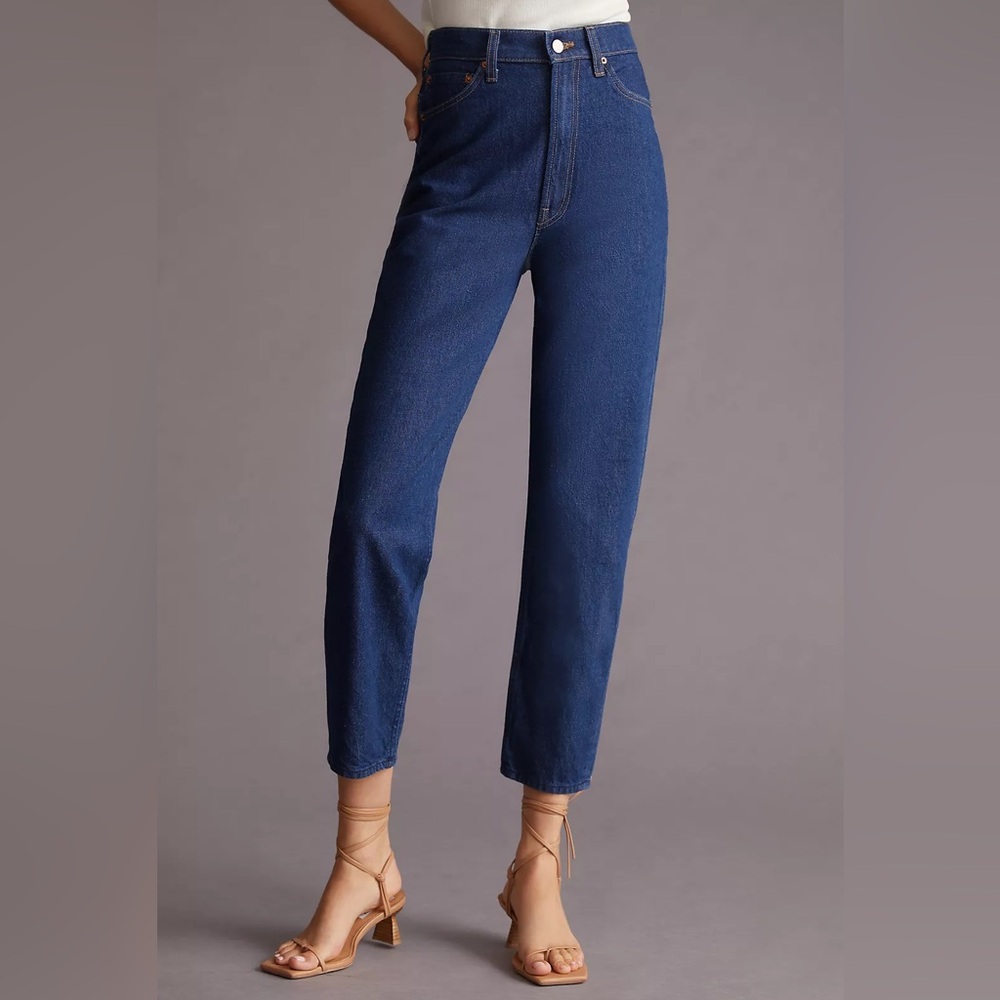 NWT Mother Denim Snacks HW Twizzy Ankle Jeans Cold Brew Size 29 Cotton